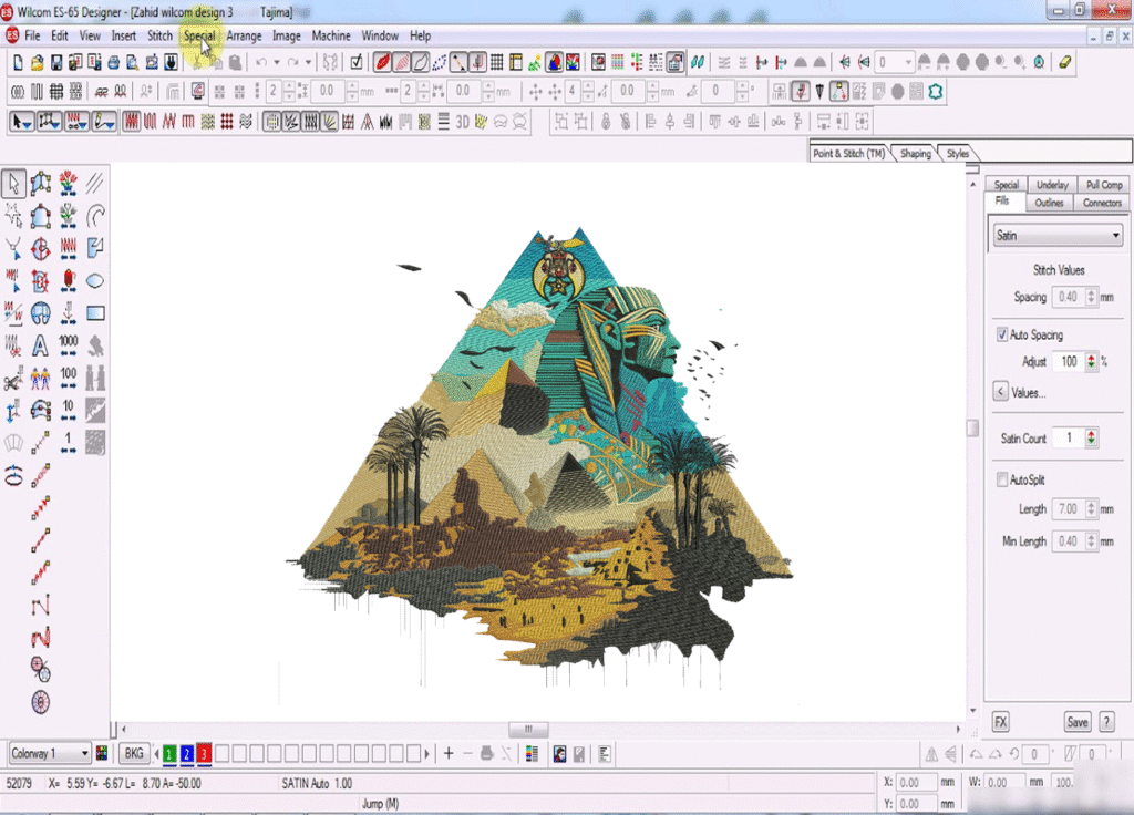 Embroidery Digitizing